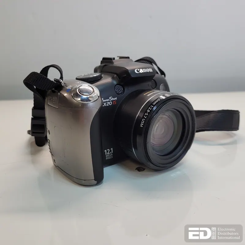 Canon PowerShot SX20 IS PC1438 Digital Camera With 16GB SD. Used.