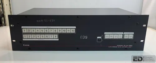 Extron CrossPoint 450 Plus 84 HVA 8x4 Ultra-Wideband Matrix Switcher. Used.