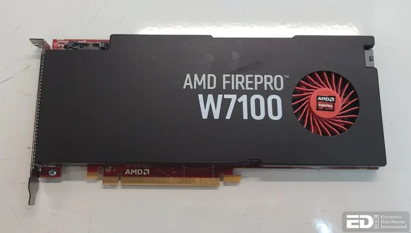 AMD FirePro W7100 8GB GDDR5 4x DisplayPort Graphics Card. Used.