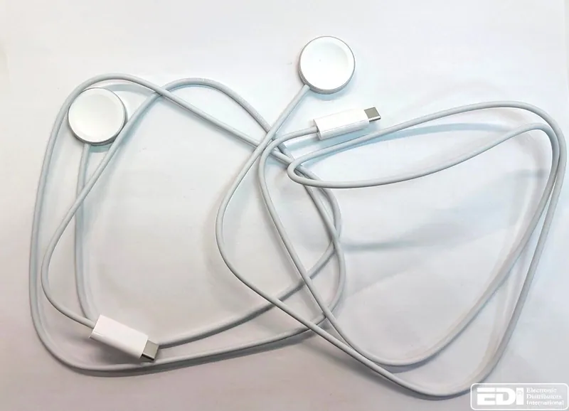 Set of 2 OEM USB-C Magnetic Chargers for Apple Watch. Used.