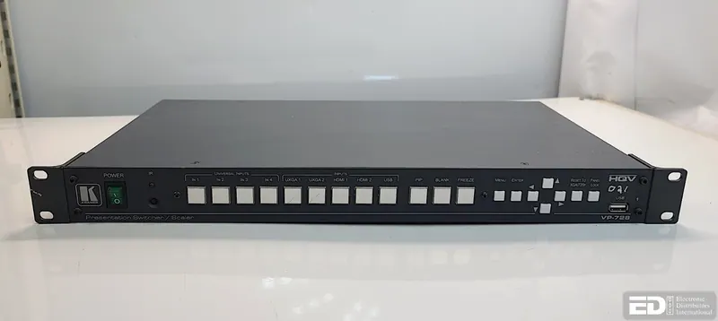 Kramer VP-728 9-Input Presentation Switcher/Scaler. Used.