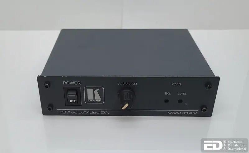 Kramer VM-30AV 1:3 Composite Video & Stereo Audio Distribution Amplifier. Used.