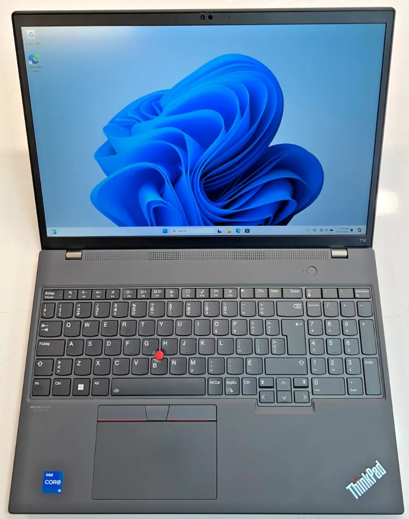 Lenovo T16 Gen 1 16" i5-1265U | 24 GB RAM | 1 TB NVMe. Used.