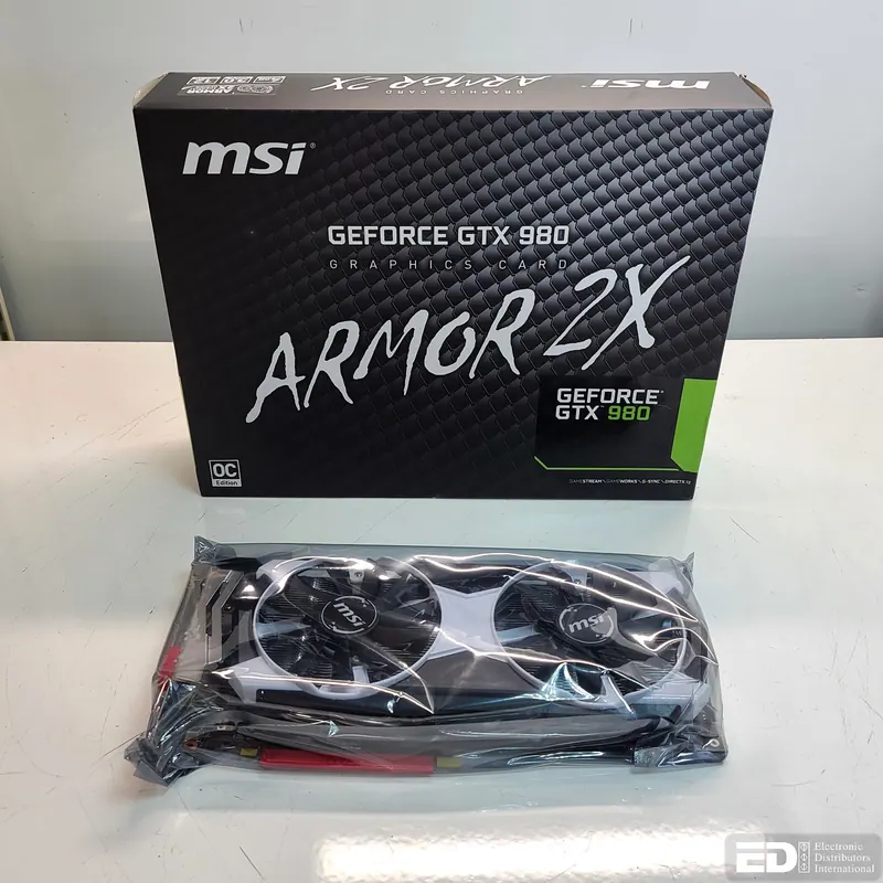 MSI GeForce GTX 980 Armor 2x OC Edition 4GB GDDR5 Graphics Card. New.