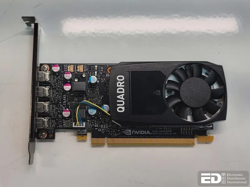 NVIDIA Quadro P620 2GB GDDR5 4x Mini DP Graphics Card. Used.