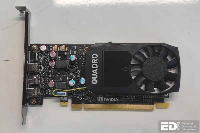 NVIDIA Quadro P400 2GB GDDR5 3x Mini DP Graphics Card. Used.